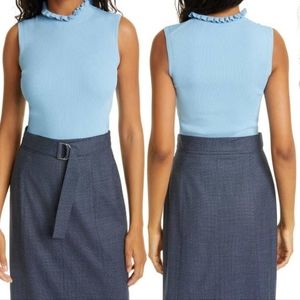 Boss Franciose Ruffle Trim Sleeveless Sweater